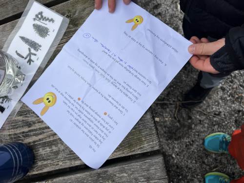 Ved Fiskåvann lå det noen oppgaver og ventet på oss.